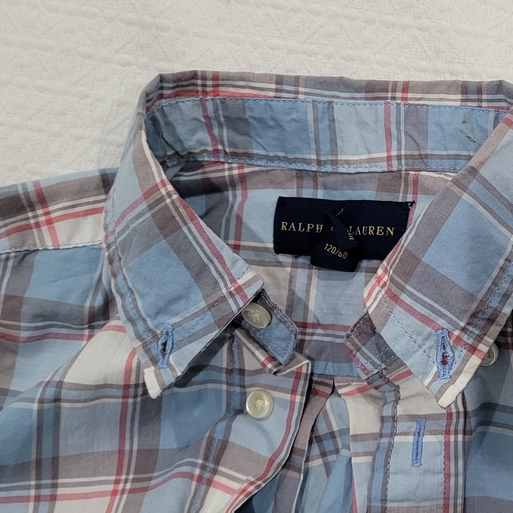 Boys long sleeve shirt ralph lauren size 6 - Picture 2 of 3